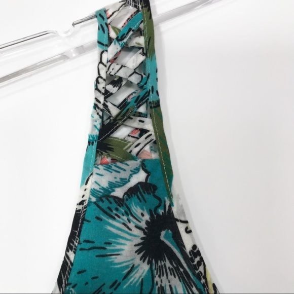 H&M Airy Tropical Floral Tank Top Size Small - Picture 3 of 5